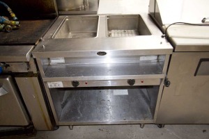 Randall Steam Table - 33x30OD 2 Basin --- $700