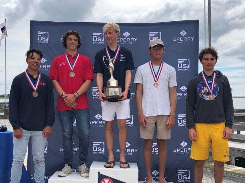 Chapman Petersen Wins 2019 US Sailing Youth Champs Laser Radial